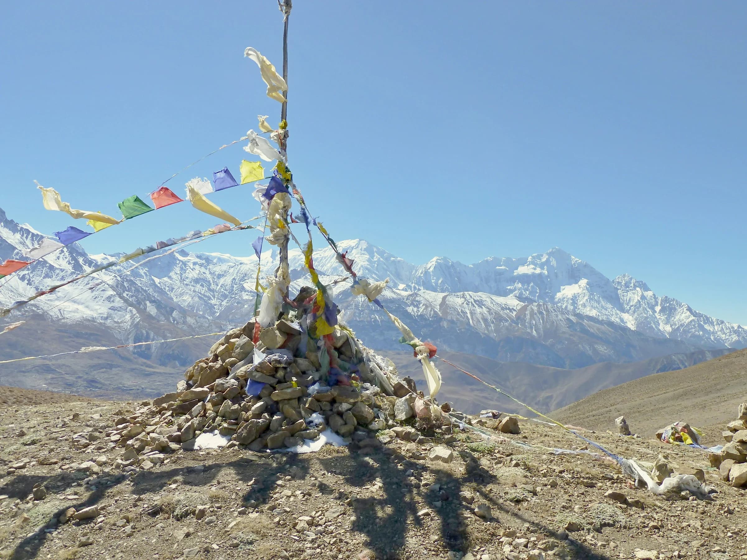 The arid canyon country of Upper Mustang